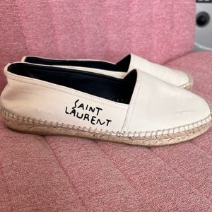 Saint Laurent canvas espadrilles
